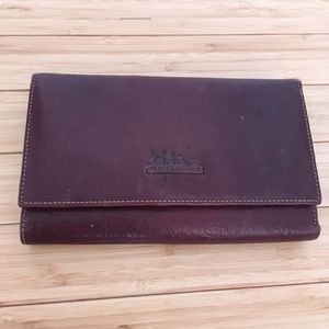 Gherardini italy vintage brown leather wallet